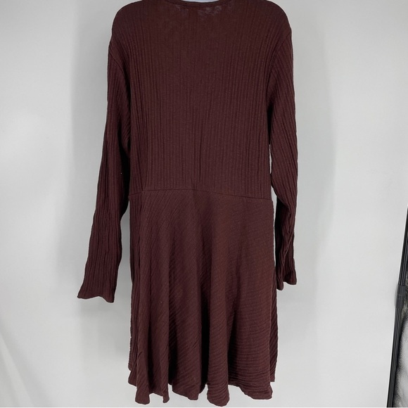 Venus Brown Wrap Dress 3X New - Picture 2 of 5